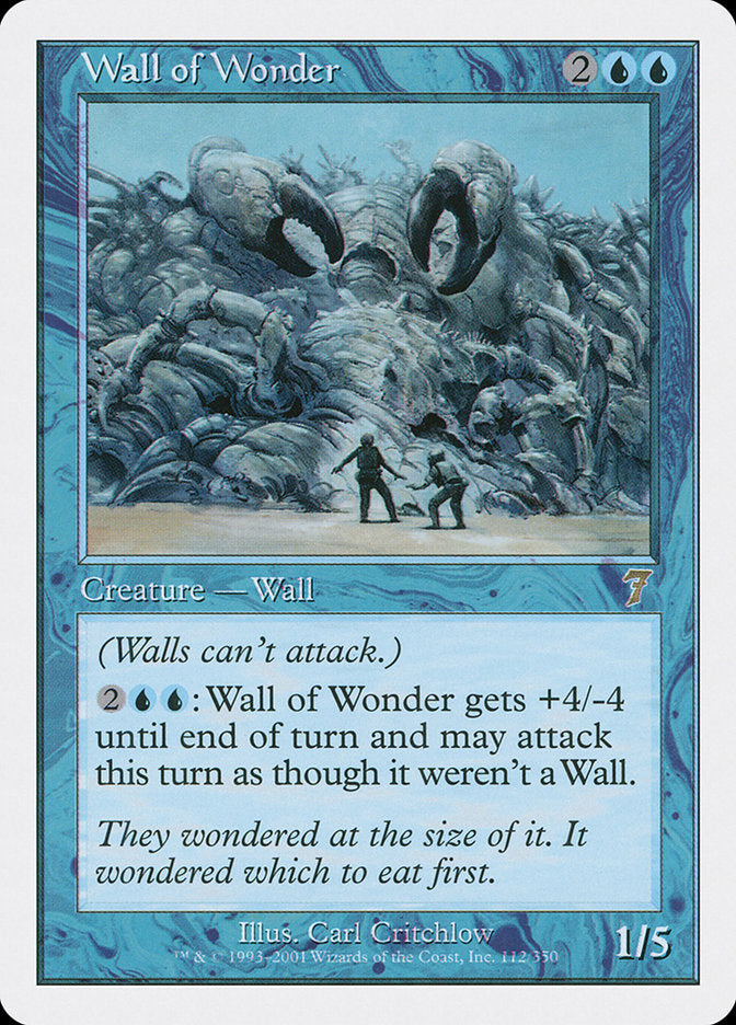 Magic | Wall of Wonder [Seventh Edition] | The Nerd Merchant
