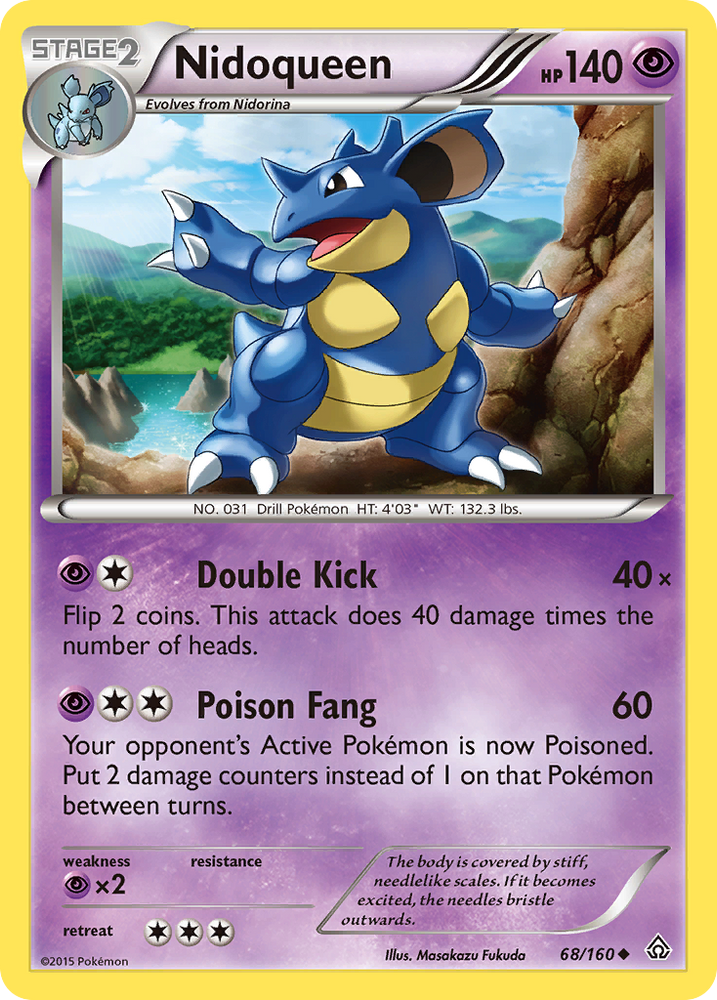 Pokemon | Nidoqueen (68/160) [XY: Primal Clash] | The Nerd Merchant
