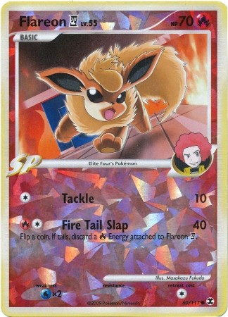 Pokemon | Flareon (60/111) (Cracked Ice) [Platinum: Rising Rivals] | The Nerd Merchant