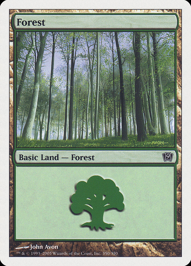 Magic | Forest (350) [Ninth Edition] | The Nerd Merchant