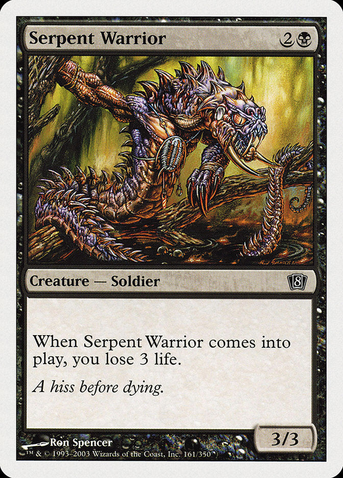 Magic | Serpent Warrior [Eighth Edition] | The Nerd Merchant