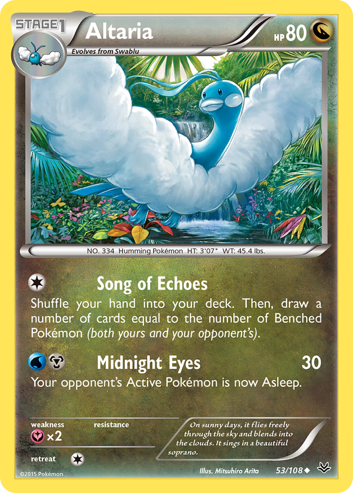 Pokemon | Altaria (53/108) [XY: Roaring Skies] | The Nerd Merchant