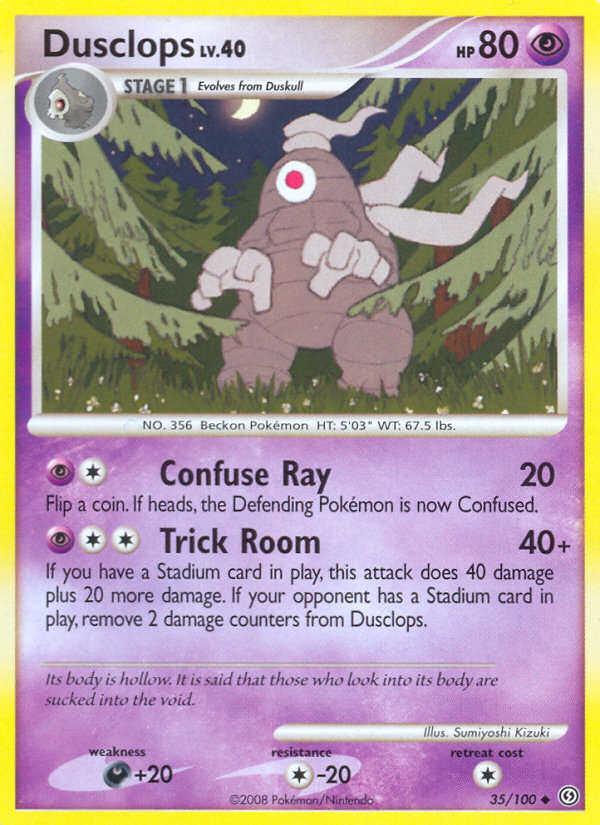 Pokemon | Dusclops (35/100) [Diamond & Pearl: Stormfront] | The Nerd Merchant