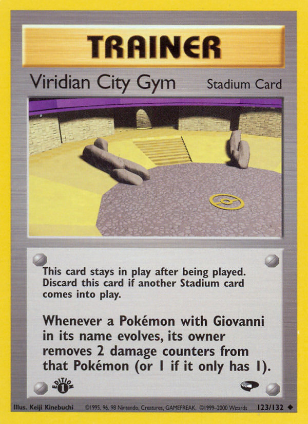 Pokemon | Viridian City Gym (123/132) [Gym Challenge 1st Edition] | The Nerd Merchant