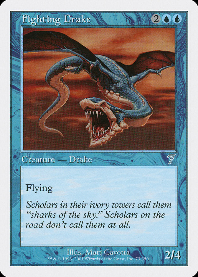 Magic | Fighting Drake [Seventh Edition] | The Nerd Merchant