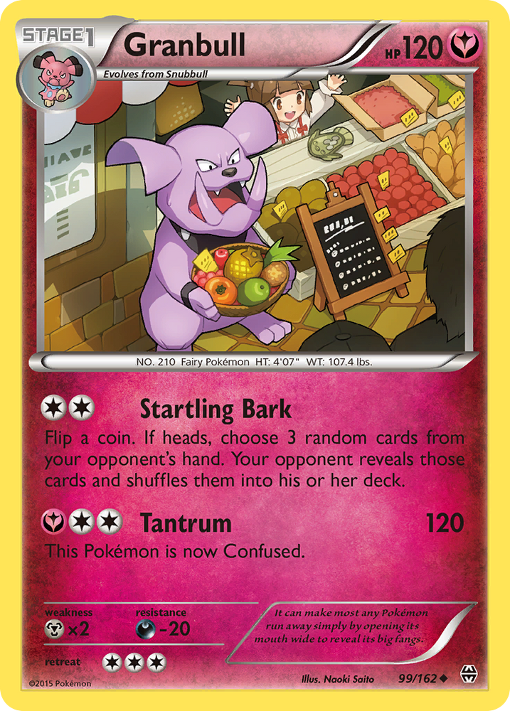 Pokemon | Granbull (99/162) [XY: BREAKthrough] | The Nerd Merchant