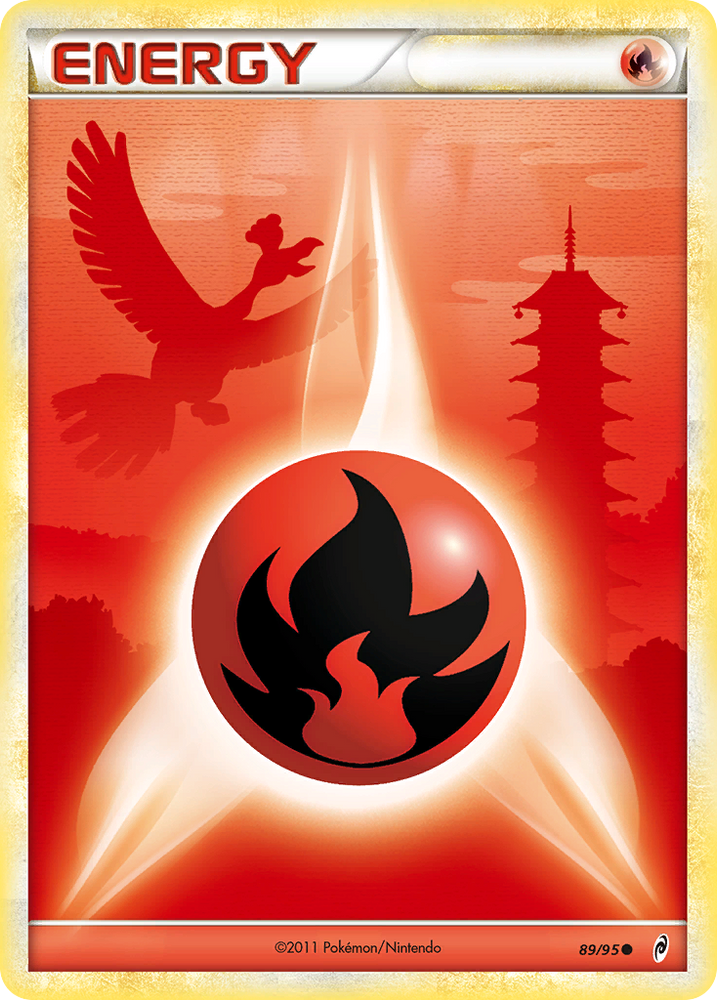 Pokemon | Fire Energy (89/95) [HeartGold & SoulSilver: Call of Legends] | The Nerd Merchant