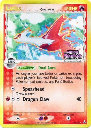Pokemon | Latias (11/110) (Delta Species) (Stamped) [EX: Holon Phantoms] | The Nerd Merchant