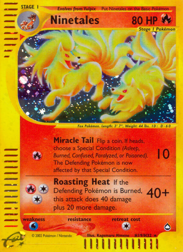 Pokemon | Ninetales (H19/H32) [Aquapolis] | The Nerd Merchant