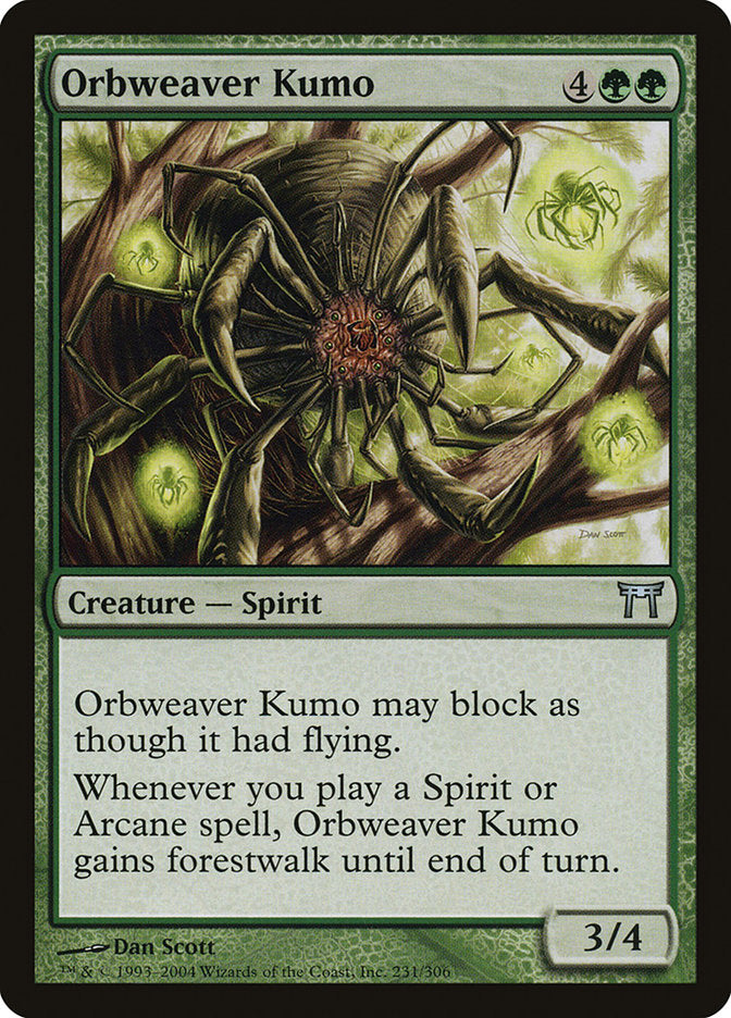 Magic | Orbweaver Kumo [Champions of Kamigawa] | The Nerd Merchant