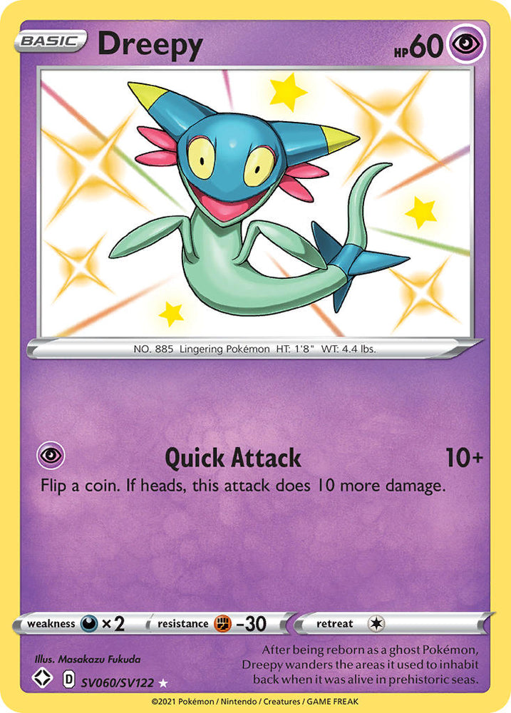 Pokemon | Dreepy (SV060/SV122) [Sword & Shield: Shining Fates] | The Nerd Merchant
