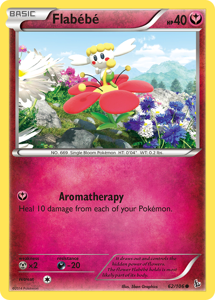 Pokemon | Flabebe (62/106) [XY: Flashfire] | The Nerd Merchant