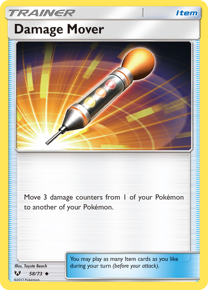 Pokemon | Damage Mover (58/73) [Sun & Moon: Shining Legends] | The Nerd Merchant