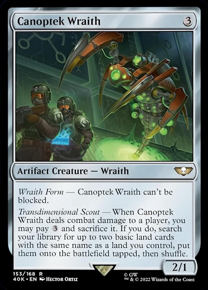 Magic | Canoptek Wraith (Surge Foil) [Warhammer 40,000] | The Nerd Merchant