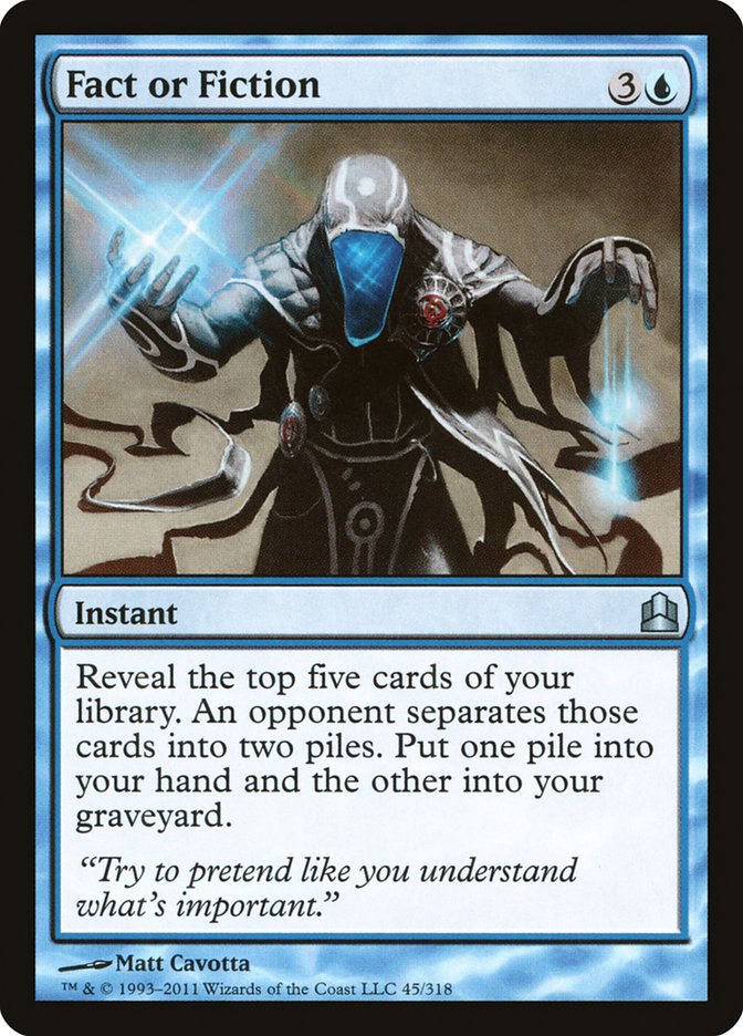 Magic | Fact or Fiction [Commander 2011] | The Nerd Merchant