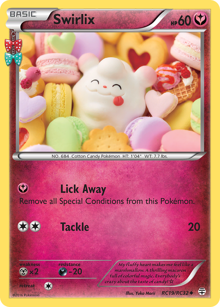 Pokemon | Swirlix (RC19/RC32) [XY: Generations] | The Nerd Merchant