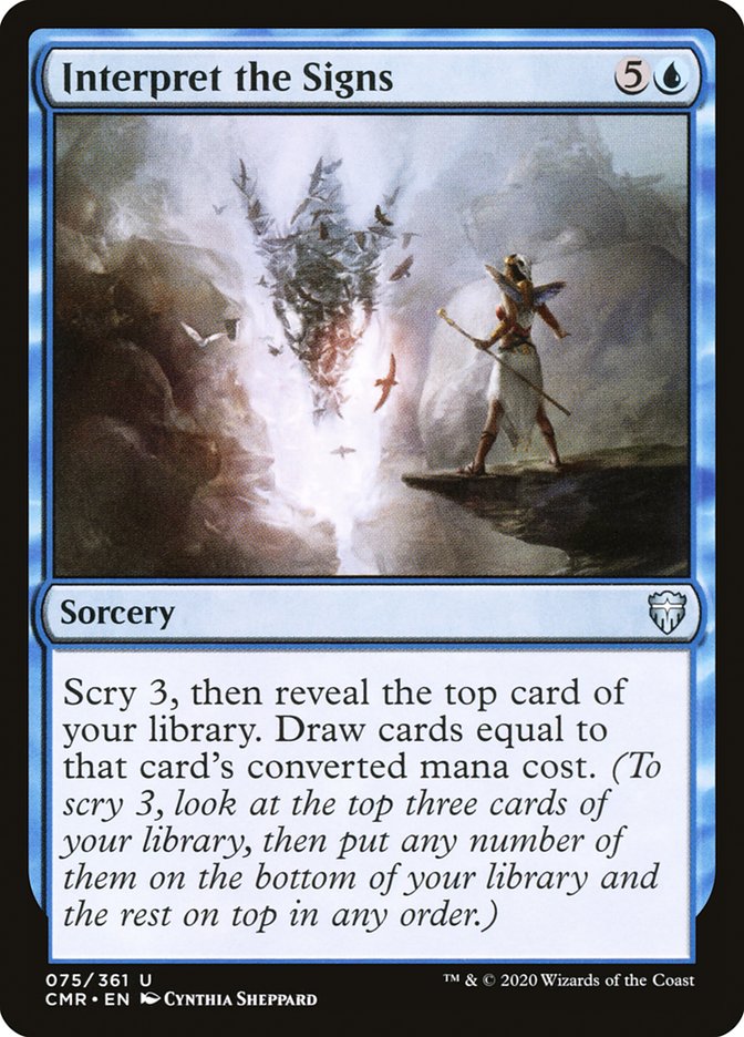 Magic | Interpret the Signs [Commander Legends] | The Nerd Merchant