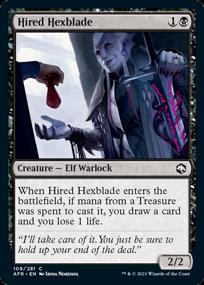 Magic | Hired Hexblade [Dungeons & Dragons: Adventures in the Forgotten Realms] | The Nerd Merchant