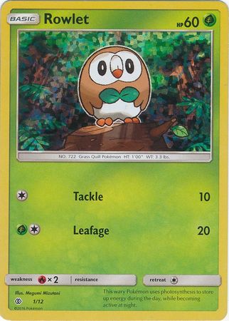 Pokemon | Rowlet (1/12) [McDonald's Promos: 2017 Collection] | The Nerd Merchant