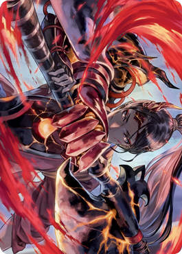 Magic | Risona, Asari Commander Art Card [Kamigawa: Neon Dynasty Art Series] | The Nerd Merchant