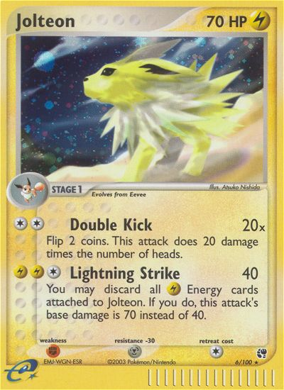 Pokemon | Jolteon (6/100) [EX: Sandstorm] | The Nerd Merchant