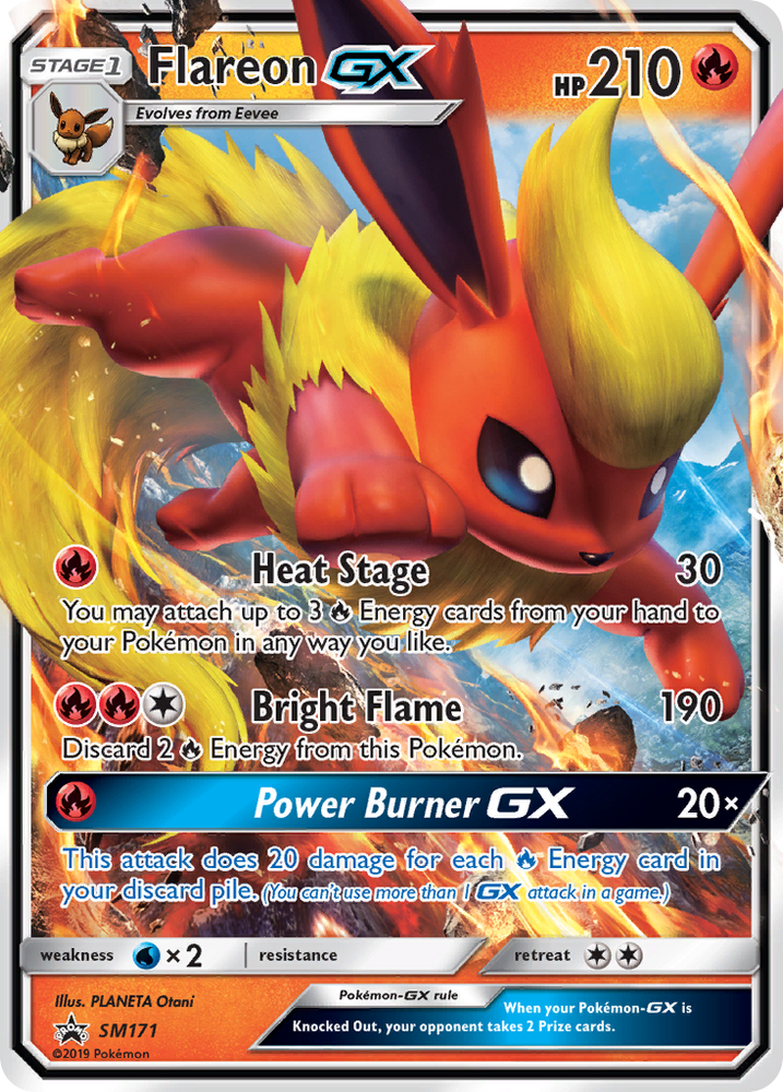 Pokemon | Flareon GX (SM171) [Sun & Moon: Black Star Promos] | The Nerd Merchant