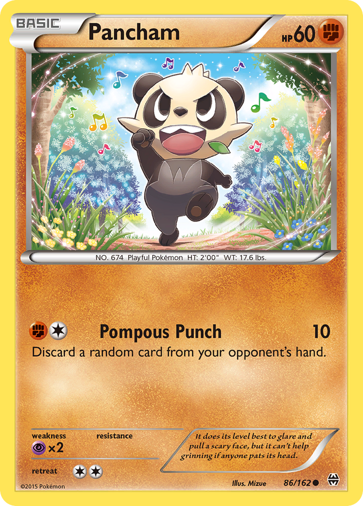 Pokemon | Pancham (86/162) [XY: BREAKthrough] | The Nerd Merchant