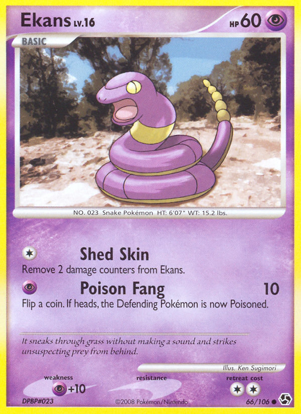 Pokemon | Ekans (66/106) [Diamond & Pearl: Great Encounters] | The Nerd Merchant