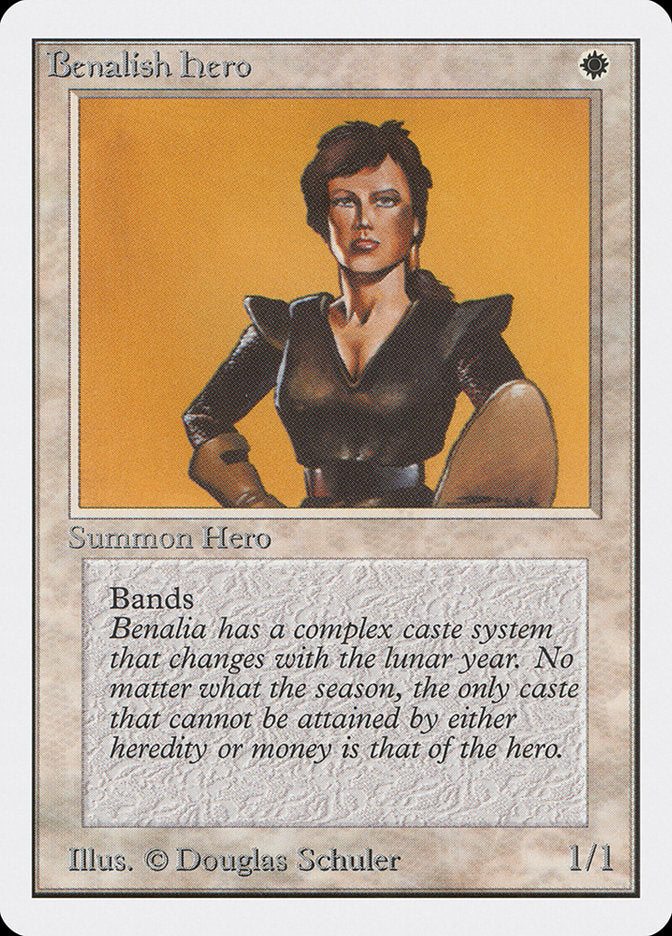 Magic | Benalish Hero [Unlimited Edition] | The Nerd Merchant