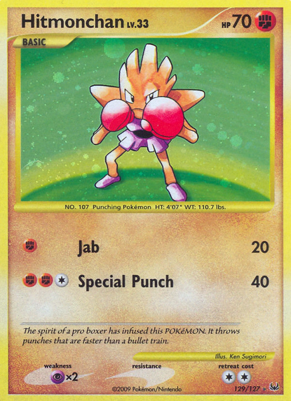 Pokemon | Hitmonchan (129/127) [Platinum: Base Set] | The Nerd Merchant