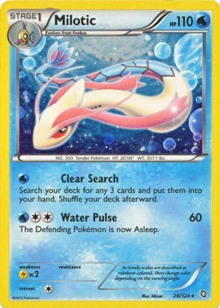 Pokemon | Milotic (28/124) (Cosmos Holo) [Black & White: Dragons Exalted] | The Nerd Merchant