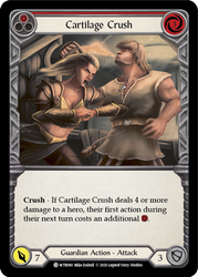Flesh and Blood TCG | Cartilage Crush (Red) [U-WTR060] (Welcome to Rathe Unlimited)  Unlimited Rainbow Foil | The Nerd Merchant