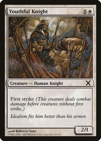 Magic | Youthful Knight [Tenth Edition] | The Nerd Merchant