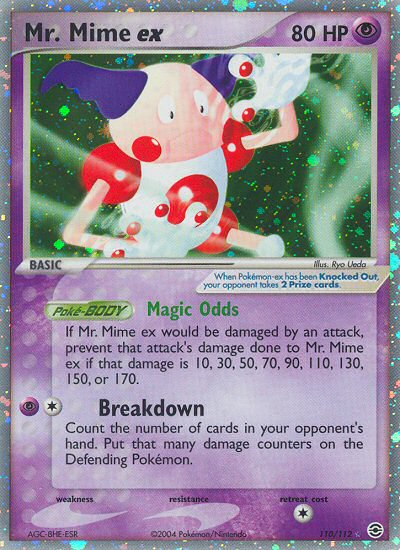 Pokemon | Mr. Mime ex (110/112) [EX: FireRed & LeafGreen] | The Nerd Merchant
