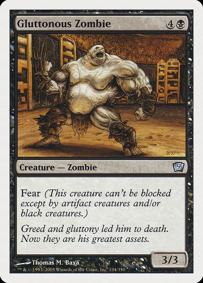 Magic | Gluttonous Zombie [Ninth Edition] | The Nerd Merchant