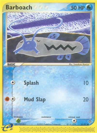 Pokemon | Barboach (51/97) [EX: Dragon] | The Nerd Merchant