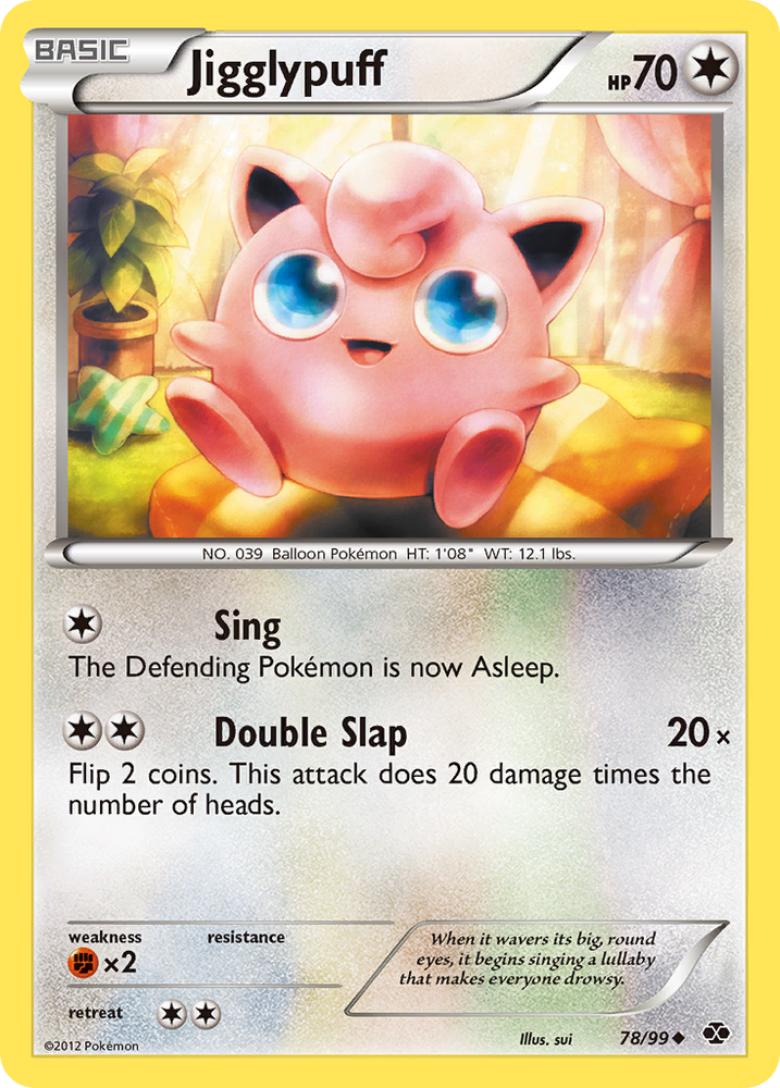 Pokemon | Jigglypuff (78/99) [Black & White: Next Destinies] | The Nerd Merchant