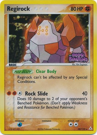 Pokemon | Regirock (28/110) (Stamped) [EX: Holon Phantoms] | The Nerd Merchant