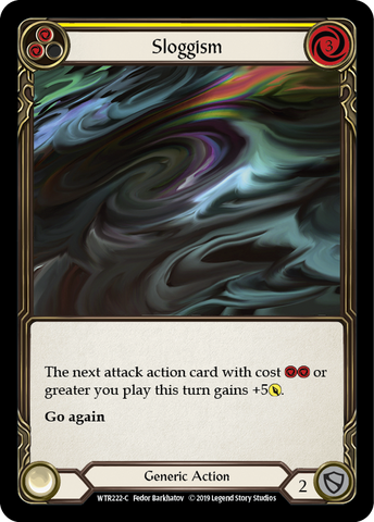 Flesh and Blood TCG | Sloggism (Yellow) [WTR222-C] (Welcome to Rathe)  Alpha Print Normal | The Nerd Merchant