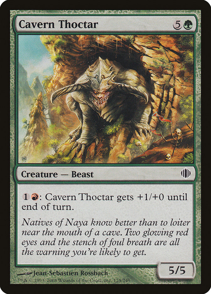 Magic | Cavern Thoctar [Shards of Alara] | The Nerd Merchant