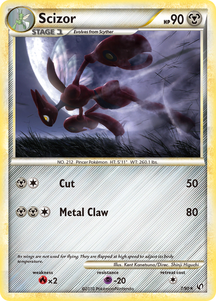 Pokemon | Scizor (7/90) [HeartGold & SoulSilver: Undaunted] | The Nerd Merchant