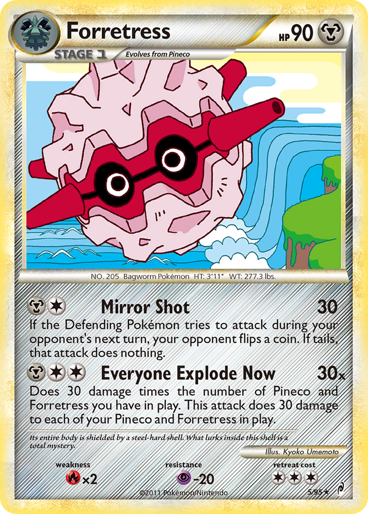 Pokemon | Forretress (5/95) [HeartGold & SoulSilver: Call of Legends] | The Nerd Merchant