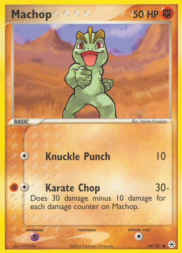 Pokemon | Machop (64/101) [EX: Hidden Legends] | The Nerd Merchant
