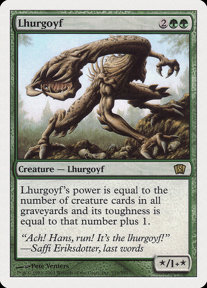 Magic | Lhurgoyf [Eighth Edition] | The Nerd Merchant
