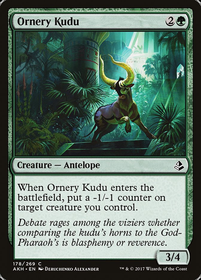Magic | Ornery Kudu [Amonkhet] | The Nerd Merchant