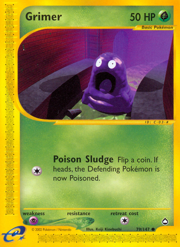 Pokemon | Grimer (79/147) [Aquapolis] | The Nerd Merchant