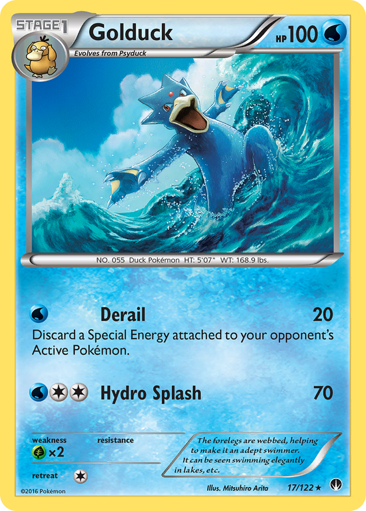 Pokemon | Golduck (17/122) [XY: BREAKpoint] | The Nerd Merchant