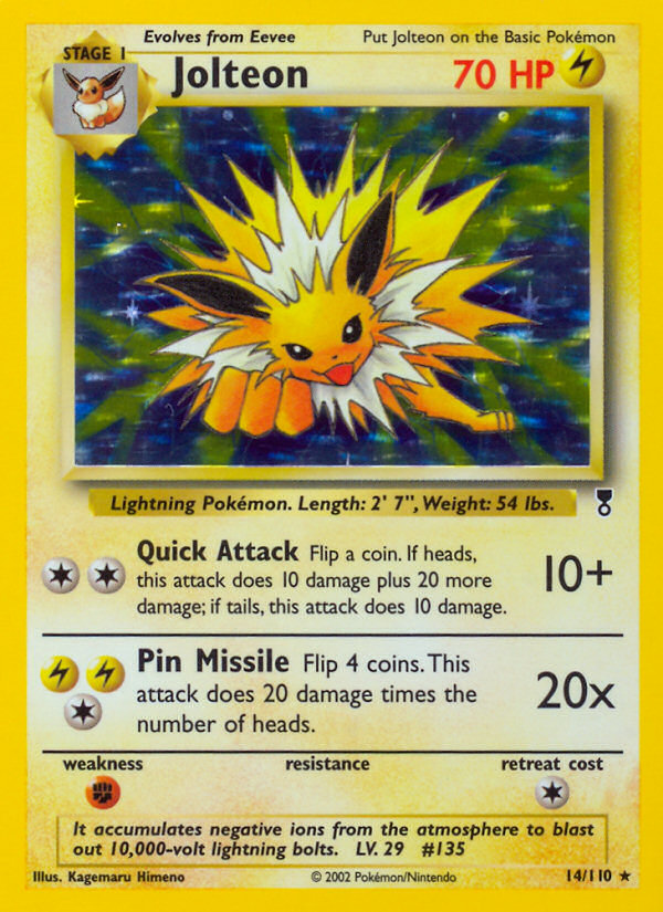 Pokemon | Jolteon (14/110) [Legendary Collection] | The Nerd Merchant
