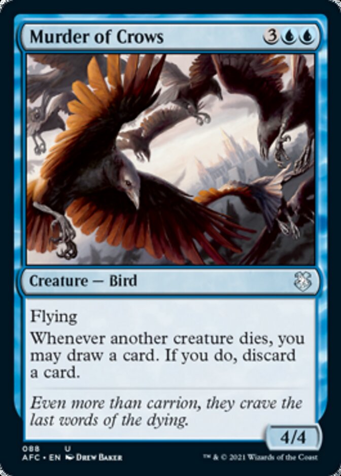 Magic | Murder of Crows [Dungeons & Dragons: Adventures in the Forgotten Realms Commander] | The Nerd Merchant
