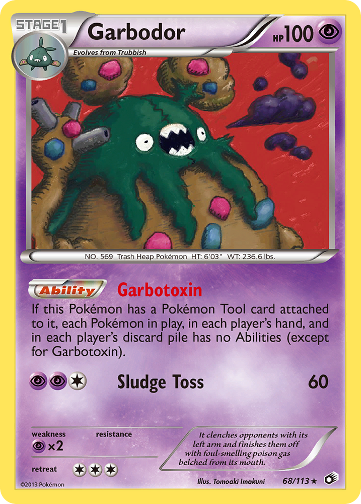Pokemon | Garbodor (68/113) [Black & White: Legendary Treasures] | The Nerd Merchant